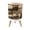Color 4, variant on Small Trash Can with Lid Woodland Animals Bears Trees Forest Elements 1.8 Gallon Dog Proof Trash Can Round Garbage Can Waste Bin Wastebasket for Bathroom Bedroom Living Room