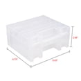 thumbnail image 4 of Caja de almacenamiento de baterías portátil y protectora de Unique Bargains para baterías AAA/AA, 4 of 4