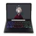 thumbnail image 4 of Samsung Galaxy Tab S6 Lite A610B Leather Case with Backlit Bluetooth Keyboard, 4 of 5