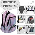 thumbnail image 6 of Jeiento Glowing Axolotl Kids Backpack for School 17 Inch Large Capacity Water-Resistant Polyester School Backpack for Elementary Girls Multi-Pocket Lightweight Adjustable Straps Daypack, 6 of 7