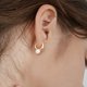 thumbnail image 5 of Perla Oro Rhinestone Ear Clip Dangle Delgado Elegante Rhinestone Pendientes Boda Mujeres Accesorios Joyería Pendientes para Mujeres, 5 of 7