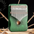 thumbnail image 2 of All-Wood Maple Kalimba 17-Key Mbila with Sound Hole Suitable for Beginners, 2 of 6