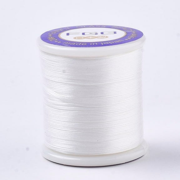 1mm White Nylon String Cord 54 Yards Nylon Satin String Bracelet String Chinese Knotting Cord Beading Thread for Jewelry Making Braided Necklaces Macrame Trim Craft