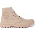 thumbnail image 2 of Palladium Mono Chrome Unisex Lace Up Canvas Ankle Boot In Sand Size 11.5, 2 of 6