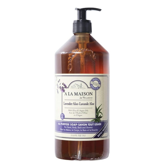 A La Maison de Provence Liquid Hand Soap, Lavender Aloe - 33.8 oz