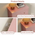 thumbnail image 4 of Pipleo Tall 6 Drawer Pink Wood Dresser, Easy Assembly with Video Guide, 4 of 8