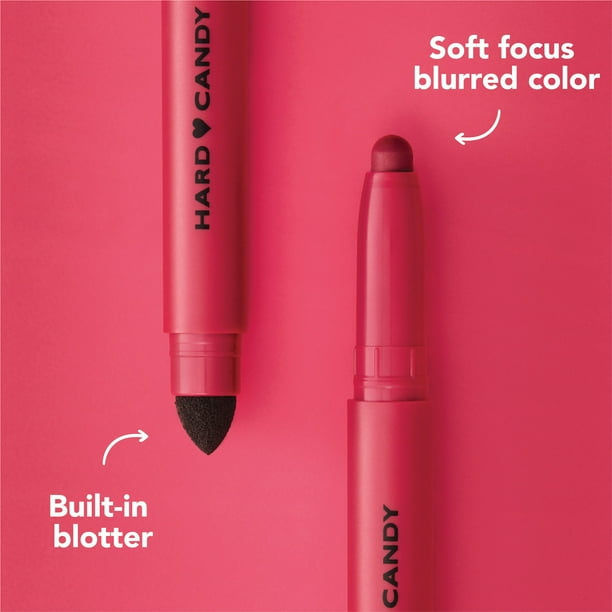 Hard Candy Lip Blur Lipstick Smitten, Nude Lip Color, Soft Matte