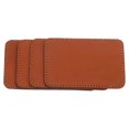 thumbnail image 1 of Unique Bargains 3' x 2' PU Leather Hat Patches, 20 Pcs Rectangle, Brown, 1 of 5