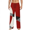 thumbnail image 2 of Weiqiqre Men Sweatpants Bottoms Elastic Waist Drawstring Fallow Sleep Lounge Pants,Size M, 2 of 5