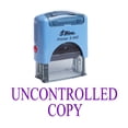 thumbnail image 1 of UNCONTROLLED COPY Self Inking Rubber Stamp Office Stationary Custom Shiny Stamp, 1 of 1