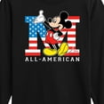 thumbnail image 3 of Disney - Americana - Mickey Flag All American - Toddler And Youth Long Sleeve Graphic T-Shirt, 3 of 5