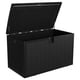 thumbnail image 1 of Yeshouse Caja de resina para terraza de 130 galones, impermeable, con tapa con cerradura y resistente a los rayos UV, ideal para guardar cojines y muebles de patio, jardín, patio y piscina, 1 of 8