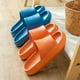 thumbnail image 5 of Zapatillas de casa, sandalias antideslizantes de EVA, zapatillas de suela gruesa con punta abierta para parejas, azul, adecuadas para el tamaño 37-38 2 piezas kenally AP001383-24B, 5 of 7