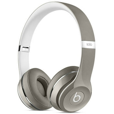 Beats by Dr. Dre Solo2 Silver Luxe Edition Over Ear Headphones MLA42AM/A, (Best Deal On Beats Solo)