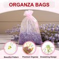 thumbnail image 3 of Uxcell Organza Bag, Sheer Heart Mesh Bags Drawstring Gift Bags Bulk Party Favor Bag Jewelry Pouches Green-Gold 5" x 7", 3 of 6