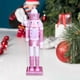 thumbnail image 4 of Del Cascanueces de 30cm la regala de de La Decoración de Navidad Rosado Yotijar Soldado Cascanueces, 4 of 10
