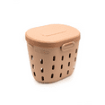 thumbnail image 2 of Vego Garden In-Ground Worm Compost Bin Outdoor Farm 7 Gallons BPA-Free Composting System for Raised Garden Beds Tawny Brown, Twin Pack, 2 of 6