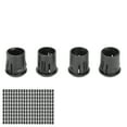 thumbnail image 2 of 200PCS 8mm LED Lamp Holders Plastic Light Bulb Socket Clip Indicator Mount Holder Black, 2 of 14