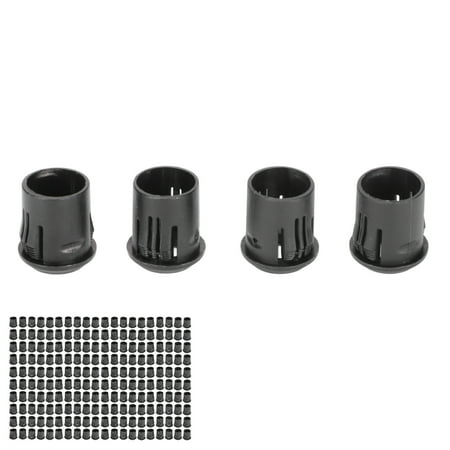 

200PCS 8mm LED Lamp Holders Plastic Light Bulb Socket Clip Indicator Mount Holder Black