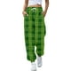 thumbnail image 1 of Pantalones senderismo Gibobby Pantalones de chándal casuales de moda para Mujer Estampado del día de San Patricio Verdinegro XL, 1 of 4