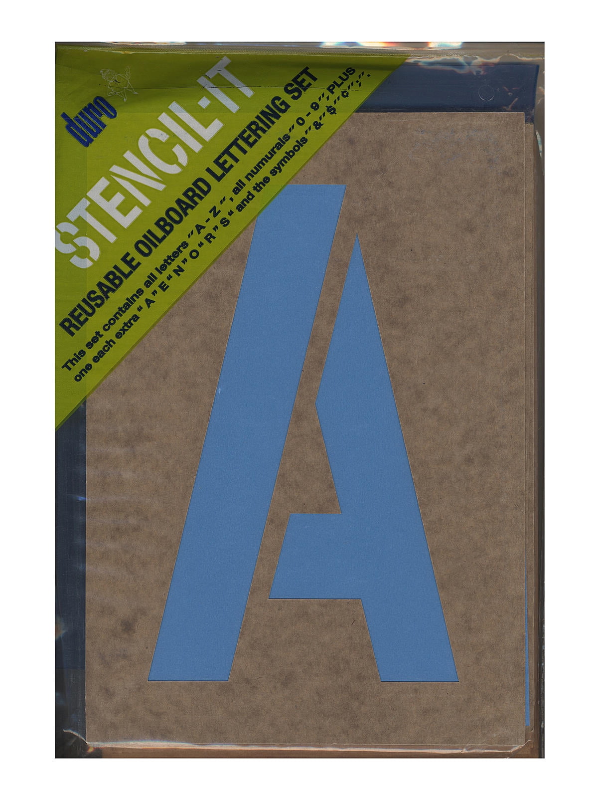Large Alphabet Stencils Letters 6/" Stencil Oil Board Numbers Symbols Reusable
