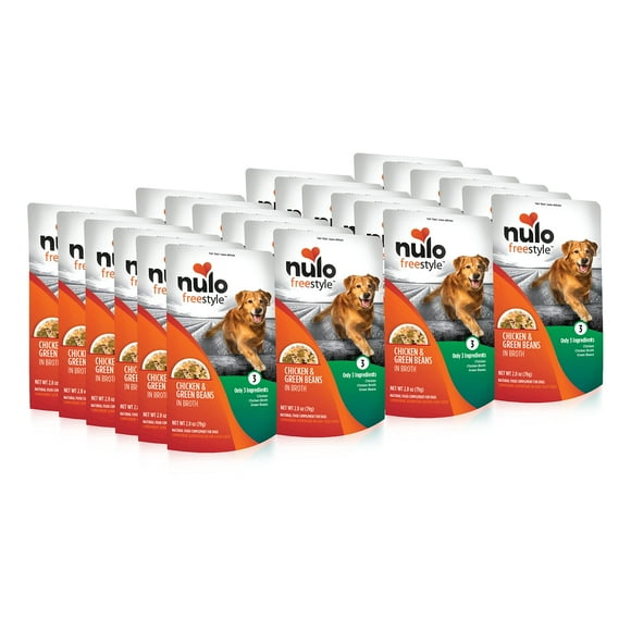 Nulo Freestyle Nourriture Humide pour Chiots et Chiens, Nourriture pour Chiens Premium Tout Naturel Sans Céréales, Vraie Nourriture pour Chiens avec Haute Teneur en Protéines d'Animaux et Seulement 5 Ingrédients Ou Moins Sans Additif
