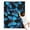 Black Blue Butterfly, variant on Black Blue Butterfly Pattern Blanket,Comfortable Soft Flannel Throw Blanket,All Season,Warm Lightweight Blankets for Sofa Bed Couch Living Room Chair,30"x40"