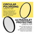 thumbnail image 4 of Kit de filtros Koah de 95 mm, polarizador circular y filtro UV, 4 of 6