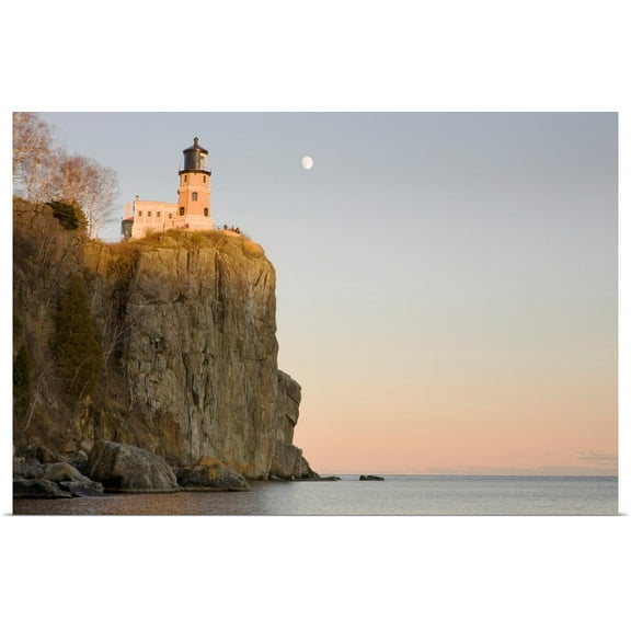 Great BIG Canvas | Rolled Susan Dykstra Poster Print entitled Split Rock Lighthouse On The North Shores Of Lake Superior, Minnesota