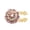 Golden pink, variant on Button Covers Detachable Shirt Button Clips Rhinestones Buttons Flower Button Decorative Button