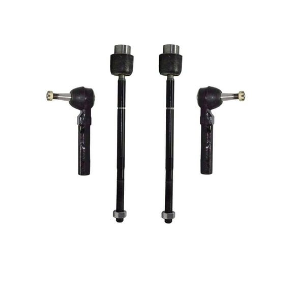 4 Pc Front Steering Passenger Rh Driver Lh Side Inner & Outer Tie Rod End Kit Fits select: 2004-2012 CHEVROLET MALIBU, 2005-2010 PONTIAC G6