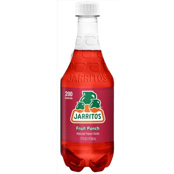 Jarritos 6064805 17.7 oz Fruit Punch Soda - Case of 24