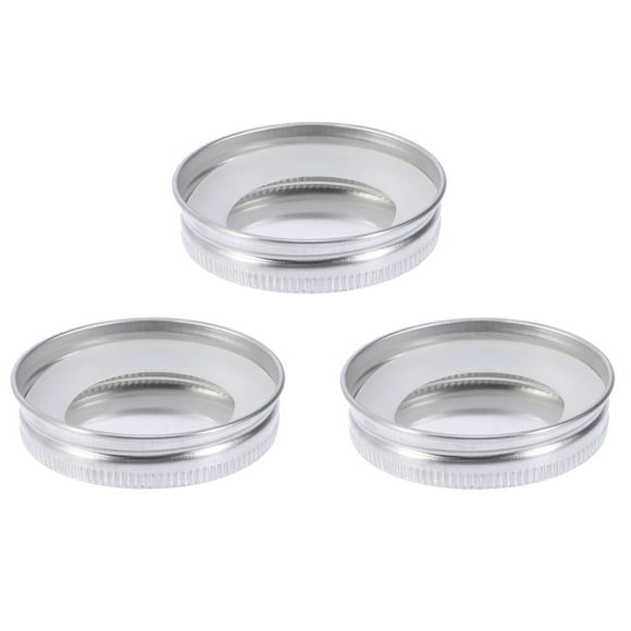 RUNROTOO can sealing lids Mason Jar Lid Stainless Steel 1 Set