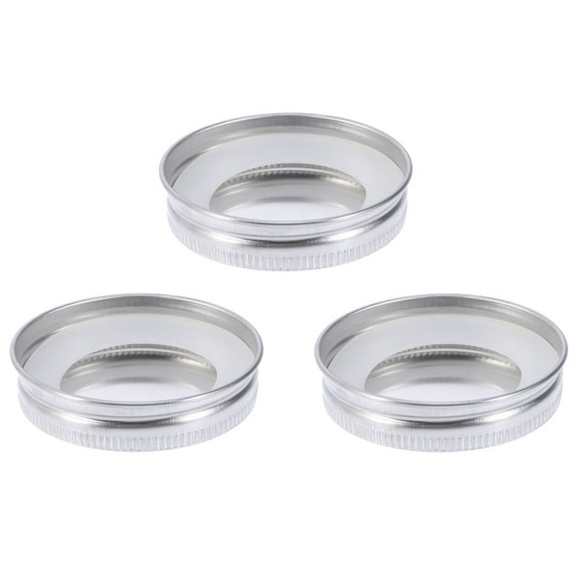 RUNROTOO can sealing lids Mason Jar Lid Stainless Steel 1 Set