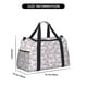 thumbnail image 3 of Disketp Purple Rabbit Bolsa de Viaje Tipo Duffle, Bolso de Mano para Fin de Semana para Mujer, Bolsa de Gimnasio Ligera para Hombre, Esencial para Viajes, 3 of 7