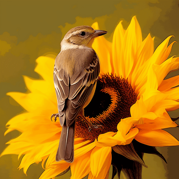 Paint by Number DIY Paint by Numbers Kit for Kids & Adults Beginner DIY Acrylic Painting Kits, 16x20 inch (Sunflower)