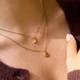 thumbnail image 3 of Sunyuer Golden Sun & Moon Layered Pendant Necklace - Celestial Elegance for Every Occasion, 3 of 6