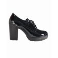 thumbnail image 2 of ZAPATO DE MUJER CASUAL NEGRO CHAROL SINTETICO MARCA LEON 7400, 2 of 4