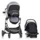 thumbnail image 1 of Evenflo Pivot Vizor Modular Reversible Stroller Travel System with LiteMax Infant Car Seat, Available in 6 Modes, Chasse Black, 1 of 5