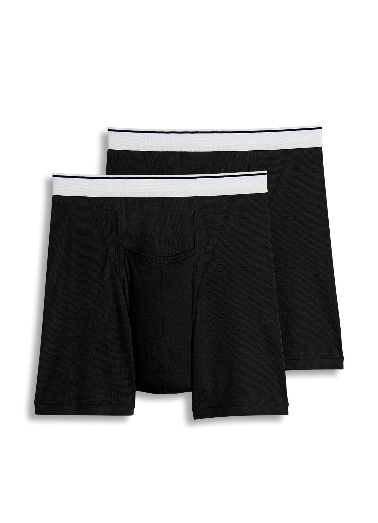 Jockey Jockey NEW Black White Mens Size Small S Pouch 2Pack Boxer