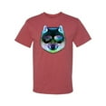 thumbnail image 2 of Wild Bobby, Funny Wolf on Sunglasses, Animal Lover, Men Graphic Tees, Vintage Heather Red, 3XL, 2 of 3