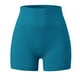 thumbnail image 4 of Gibobby Pantalon cortos yoga mujer Pantalones cortos de Fitness de cadera de melocotón para mujer, mallas de puntos para levantamiento de cadera y abd(Azul,M), 4 of 5