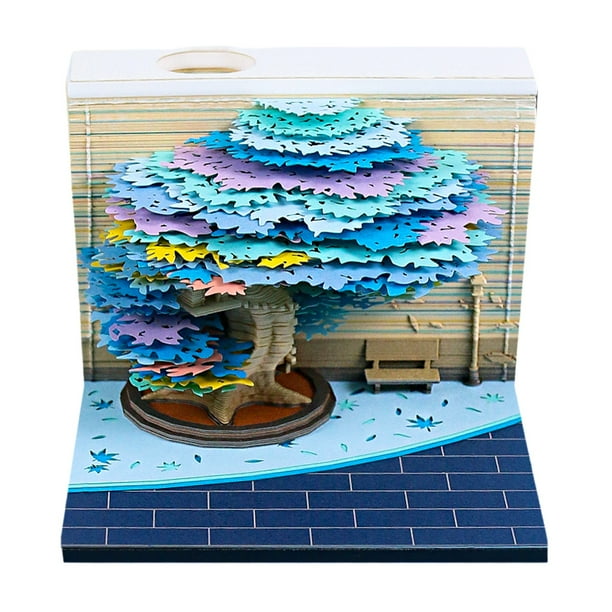 Bloc Notas Arte en Papel 3D Desmontable Jakehoe2359 (invierno)
