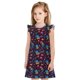 thumbnail image 1 of Fotbe mushroom colorful Skull Vestido de Dormir para Niñas de 3 a 10 Años, Mangas Cortas, Estilo Princesa, Pijama Camisón con Mangas Voladas-Large, 1 of 6