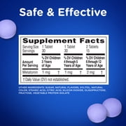Zarbee's Children's Sleep Chewable Tablet with Melatonin, Grape, 30 Count