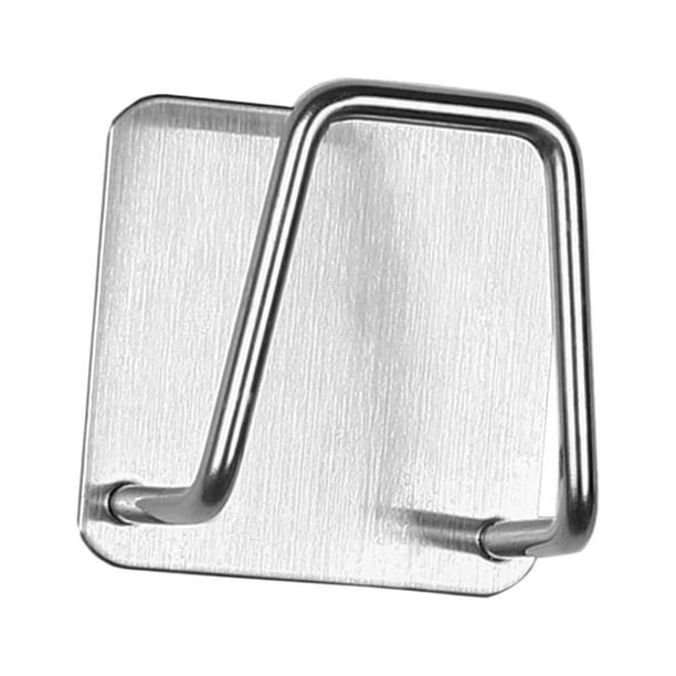 Soporte para esponja de fregadero, autoadhesivo, para escurridor de esponja de acero inoxidable Espesar