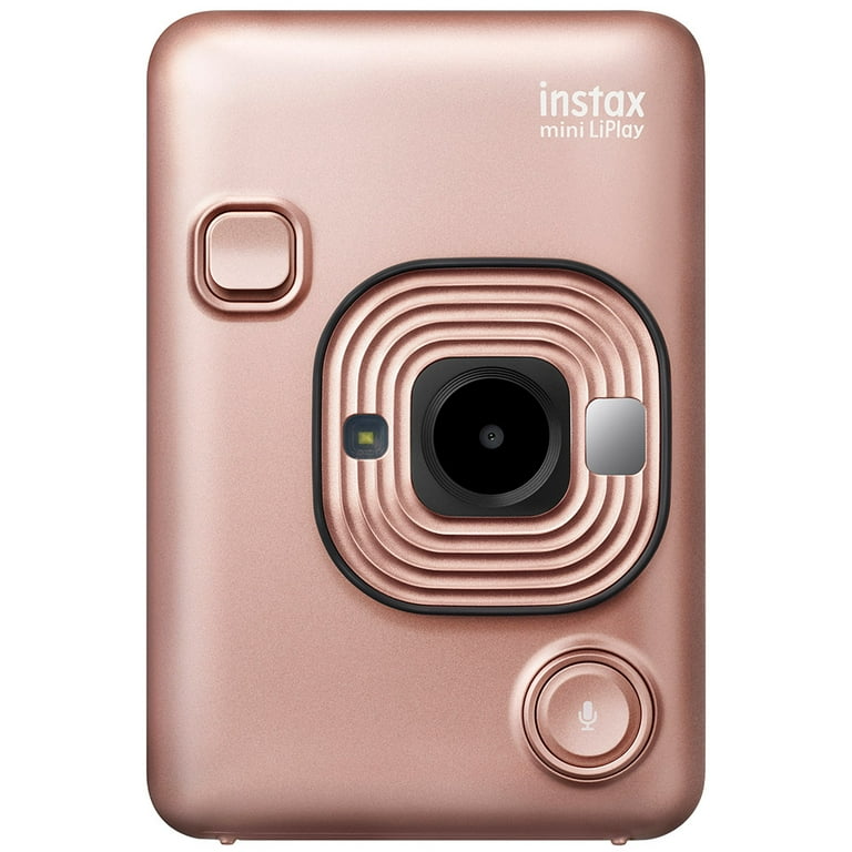 FUJIFILM INSTAX Mini LiPlay Hybrid Instant Camera (Blush Gold) +
