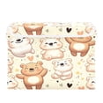 thumbnail image 2 of Ryvnso Cute Happy Bear Large Lidded Foldable Storage Baskets Cubes Boxes Lids Bin for Home, 2 of 7