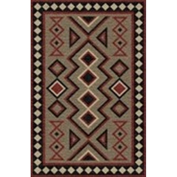 Rizzy Home Mesa Brown Southwest/Tribal Shag 5' x 8' Area Rug Walmart
