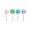 C, variant on HOARBOEG 4-Pack Fluffy Plush Ball Pens, 0.5mm Black Gel Ink Pen, Cute Cartoon Writing Stationery for Teens, Office Desk Supplies, Kawaii Stress Relief Fidget Toy